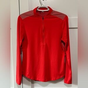 Under Armour Coral Long Sleeve 1/4 Zip Pullover – Size M